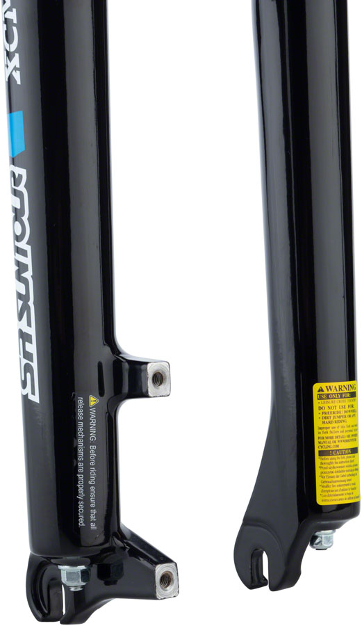 SR Suntour XCM Suspension Fork - 26", 1-1/8" Threaded Steerer, 100mm Rim Disc BLK - Image 4