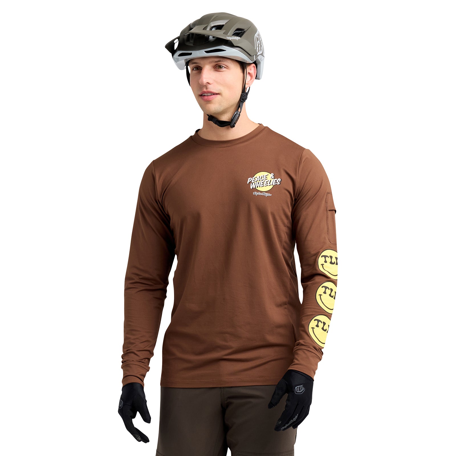 Ruckus Long Sleeve Ride Tee Wheelies Chocolate - Image 11