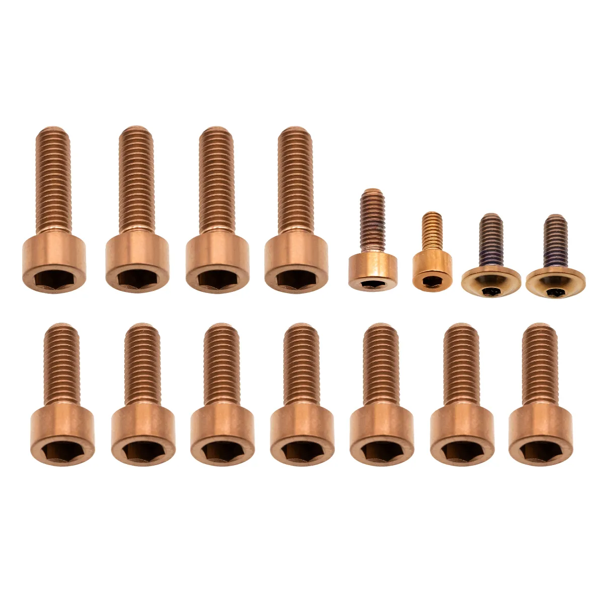 Better Bolts Fox 40 Fork Titanium Bolt Kit Grip Copper 5/Count