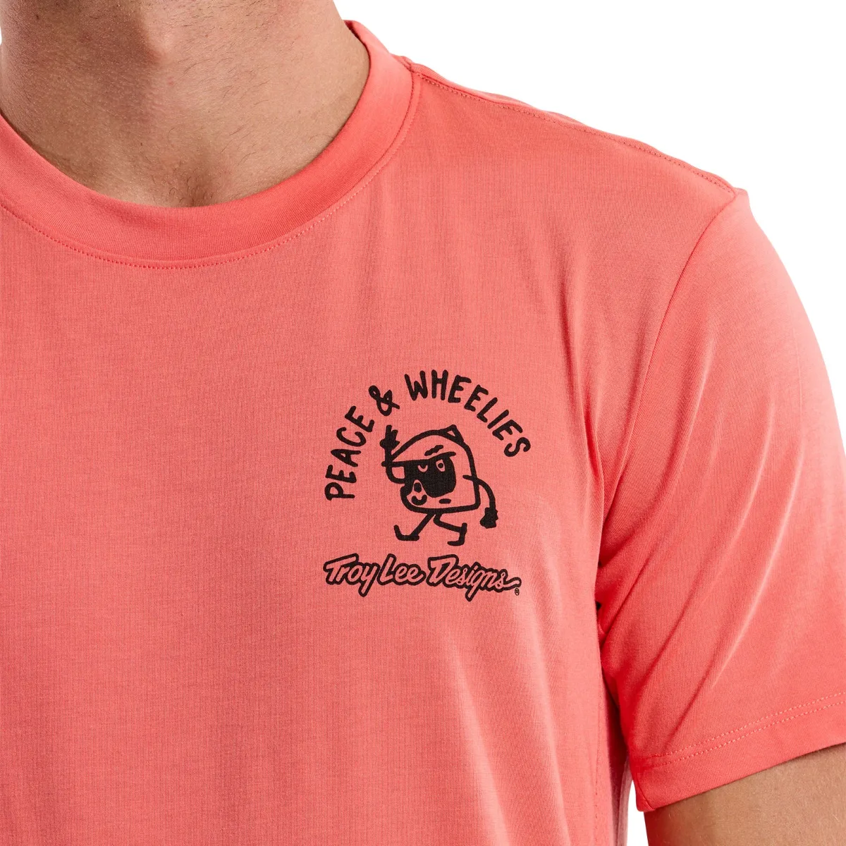 Skyline Short Sleeve Ride Tee P&W Melon - Image 13
