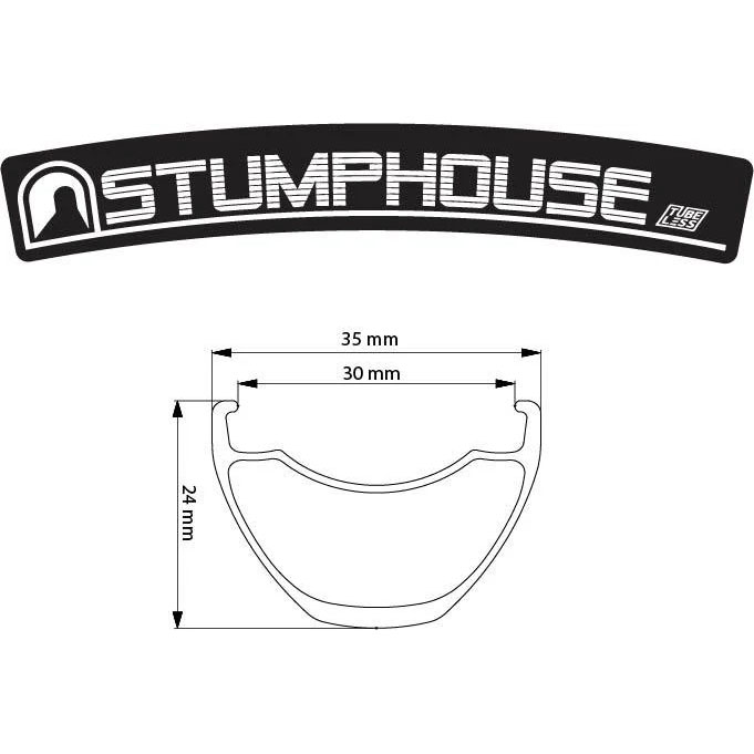 Boyd Stumphouse 29" Rim 32h Black