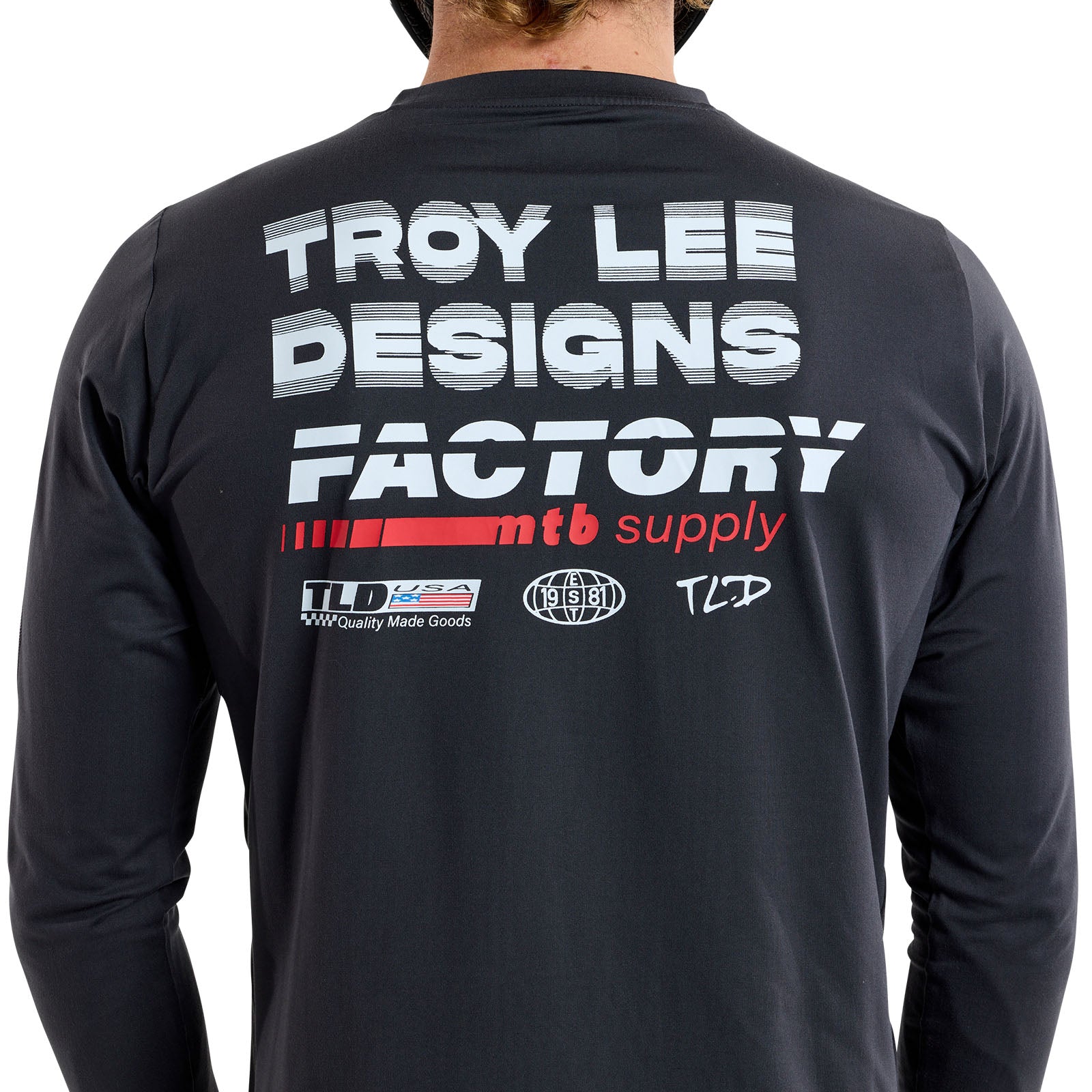 Ruckus Long Sleeve Ride Tee Factory Carbon - Image 15