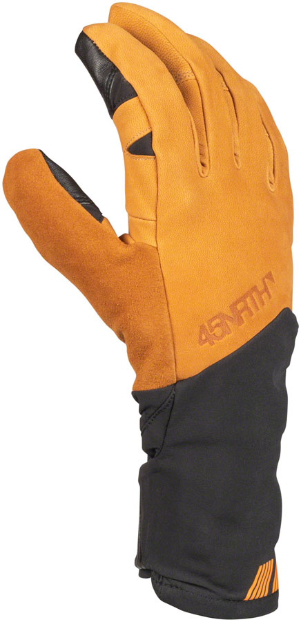 45NRTH 2024 Sturmfist 5 LTR Leather Gloves - Tan/Black, Full Finger - Image 7