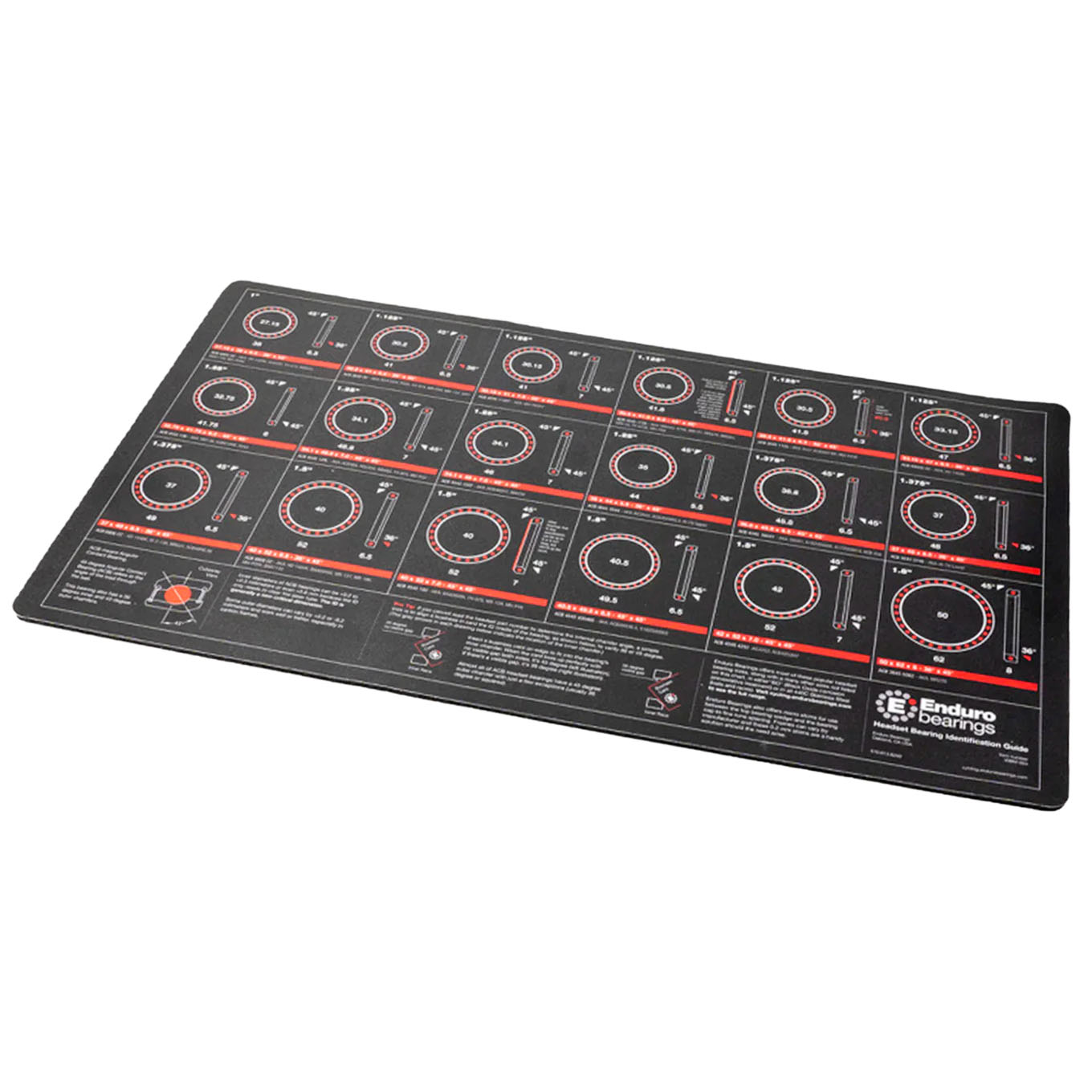 Enduro WBM-003 - Mechanic Workbench Headset Bearing ID Mat