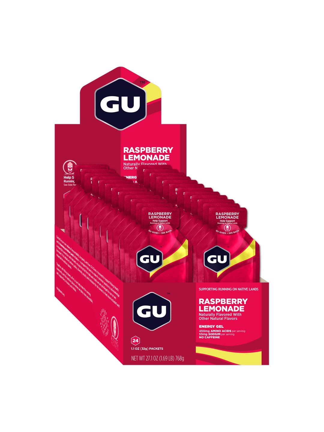 Supplement Gu Energy Gel Raspberry Lemonade 24 Pack