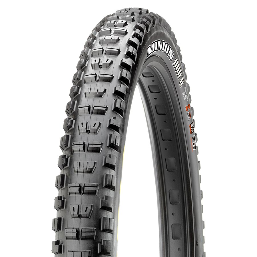 Maxxis Minion DHR2 Mountain Tire 27.5''x2.40 Folding Tubeless Ready MaxxTerra DH E50 Wide Trail 60x2TPI Black