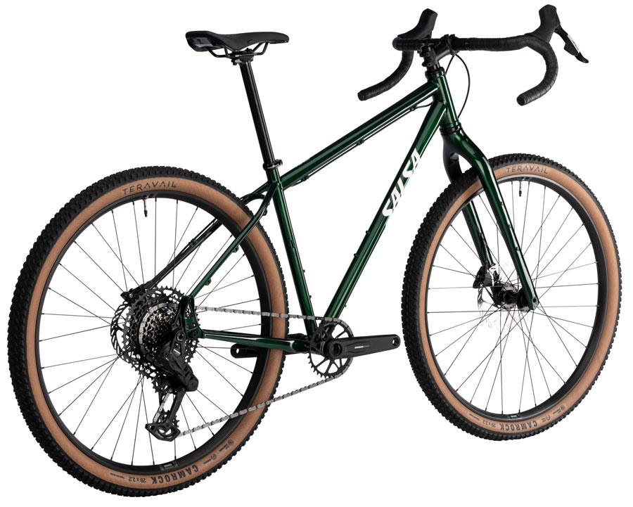Salsa Fargo Apex AXS Transmission Bike - 29" Steel Peat Moss - Image 3