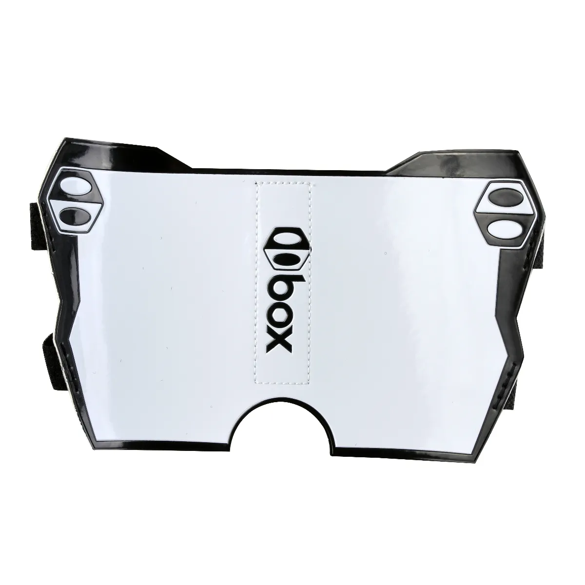 BOX Box Two Side Number Plate Black