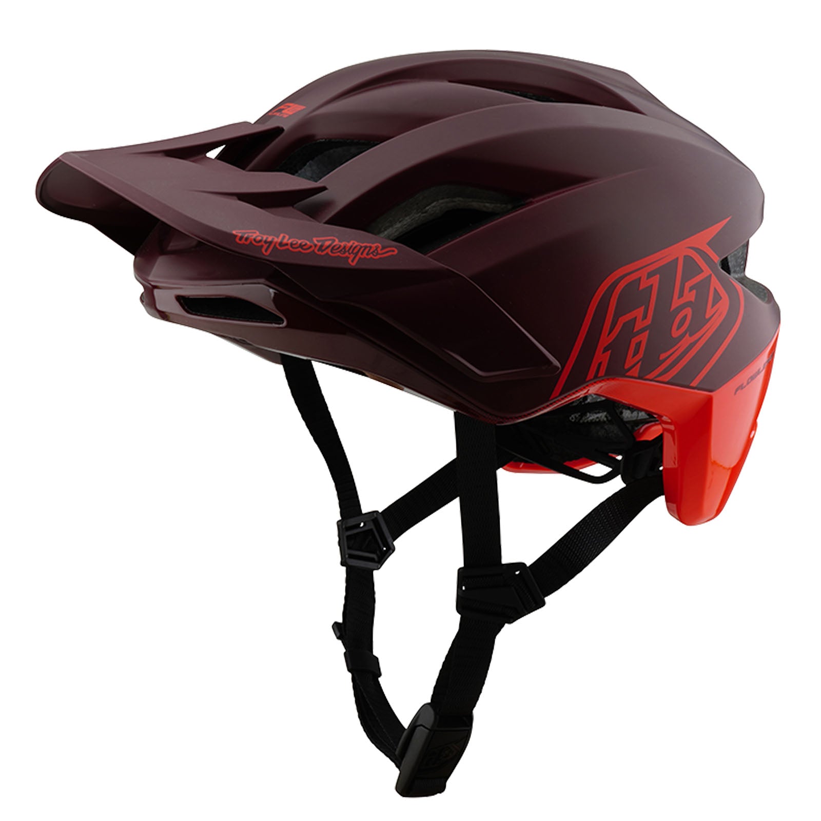 Flowline SE Helmet Badge Maroon - Image 3