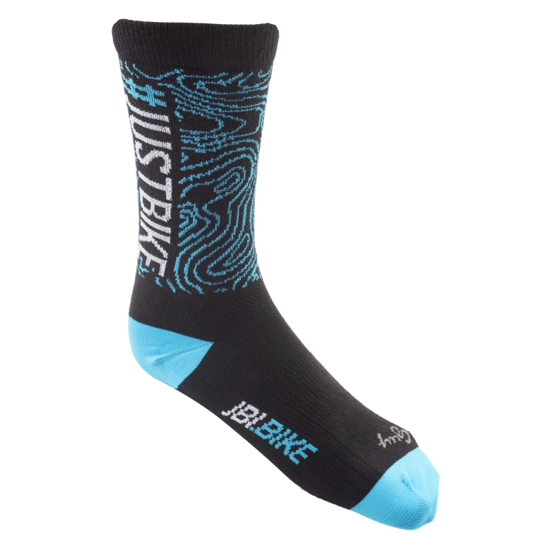 Jbi.bike #JUSTBIKE Cycling Socks  LG/XL Unisex Black #JUSTBIKE