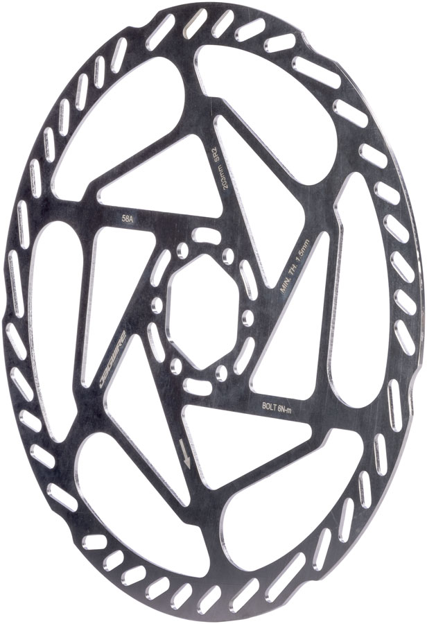 Jagwire Sport SR2 Disc Brake Rotor - 203mm 6-Bolt 1.8mm Thickness