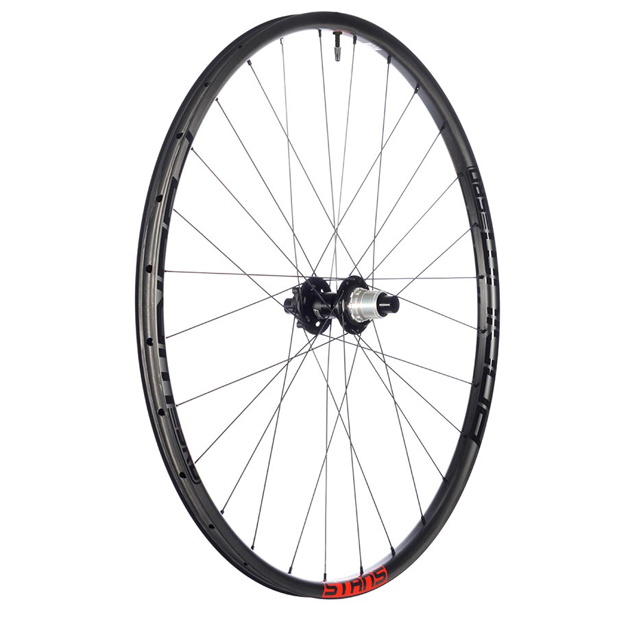 Stans No Tubes Podium SRD Wheel Rear 29'' / 622 Holes: 28 12mm TA 148mm Disc IS 6-bolt Shimano Micro Spline