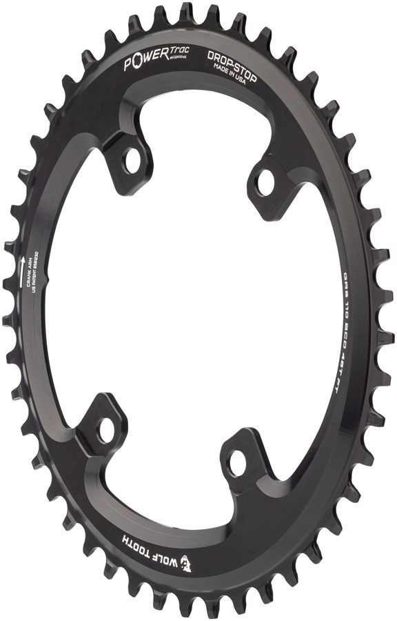 Wolf Tooth Elliptical Shimano GRX 110 Asymmetric BCD Chainring variant 3