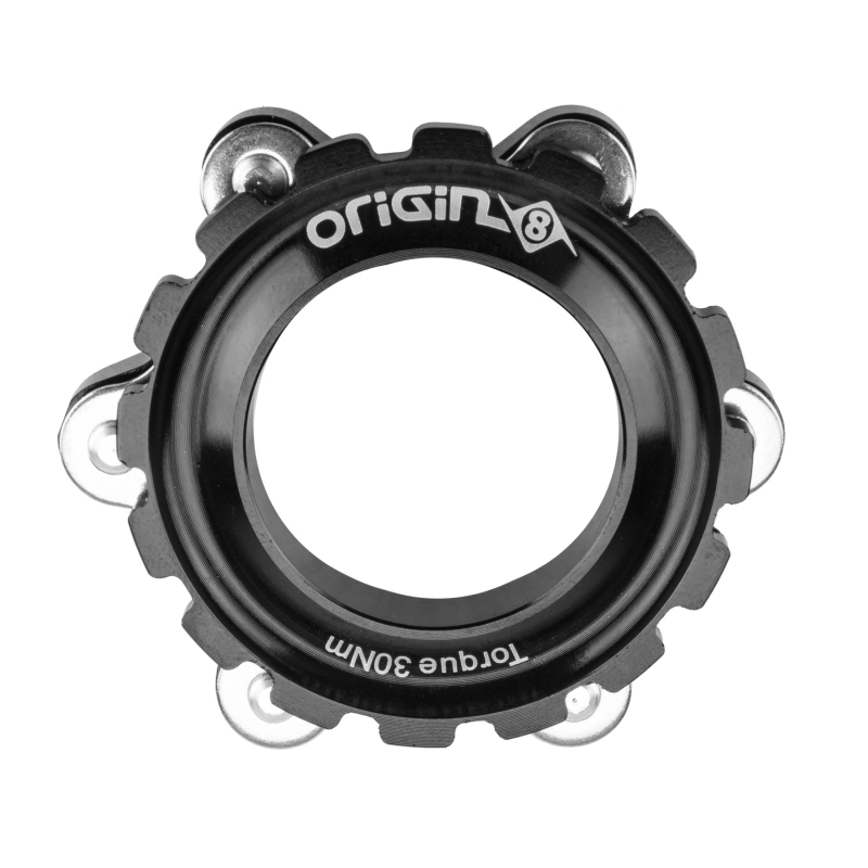 Origin8 Road CenterLock Disc Adapter Black Origin8 Road CenterLock Disc Adapter Black