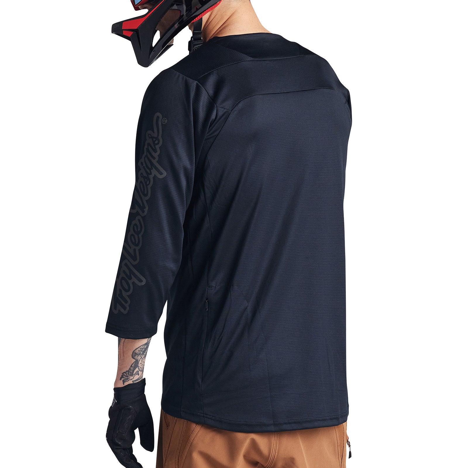 Ruckus 3/4 Jersey Solid Black - Image 9