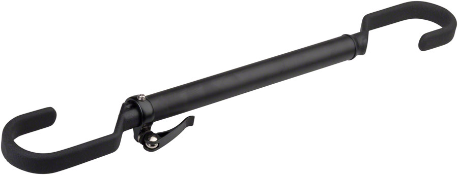 Delta Adjustable Crossbar Top Tube Frame Adapter: Black Delta Adjustable Crossbar Top Tube Frame Adapter: Black