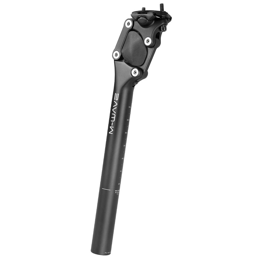 M-Wave Fourspring Suspension Seatpost - 350mm Travel: 20mm Black variant 2