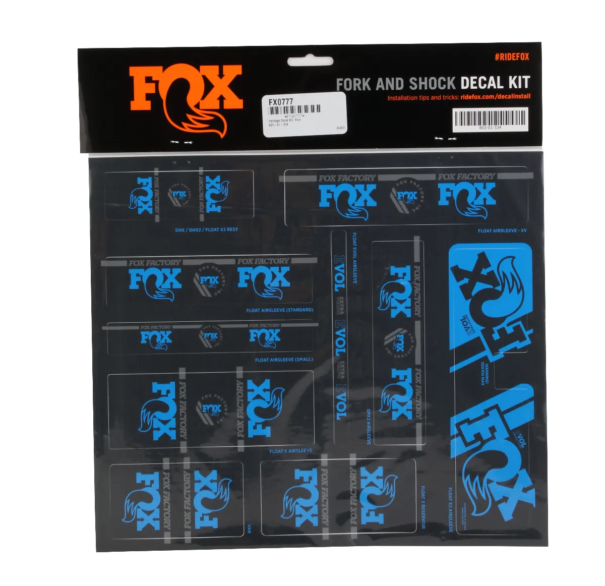 Fox Shox Heritage Decal Kit - Image 6