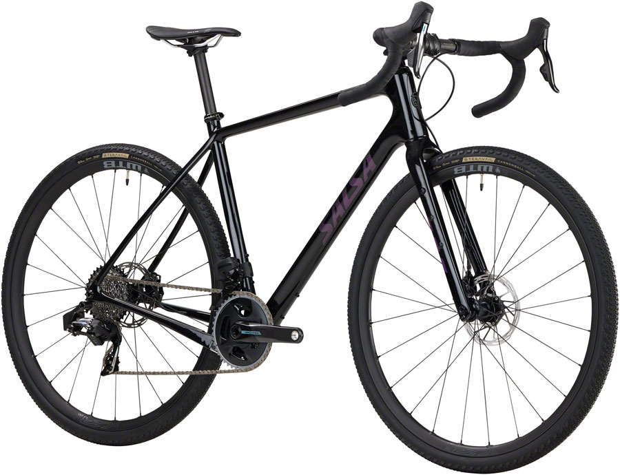 Salsa Warbird C Force AXS Wide Bike - 700c, Carbon, Gloss Black - Image 2