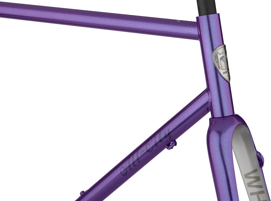 All-City Super Professional Frameset - 700c / 650b, Steel, Hollywood Violet - Image 2