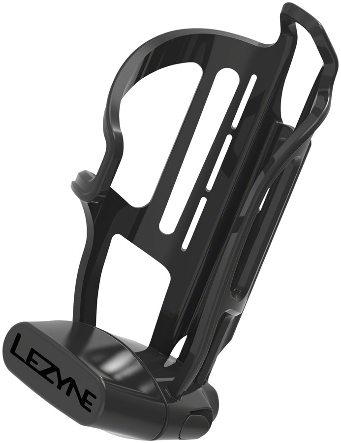 Lezyne Flow Storage Water Bottle Cage Right Hand Loading Black Lezyne Flow Storage Water Bottle Cage Right Hand Loading Black