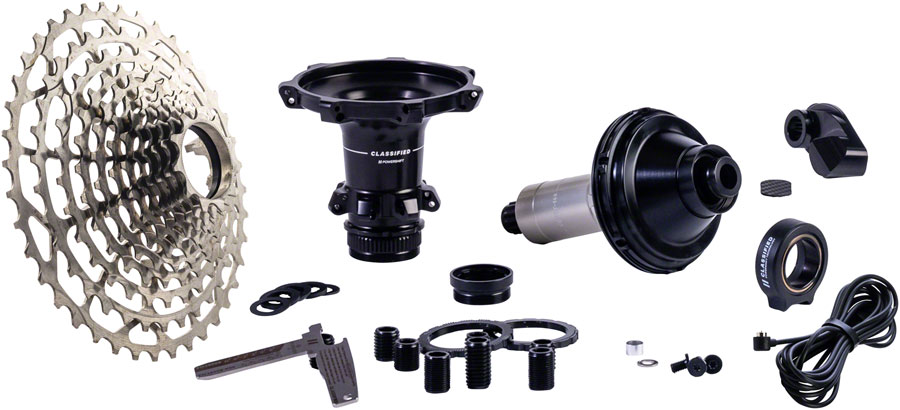Classified Powershift Rear Hub Kit - 12 x 148mm Center-Lock 28H Flat Bar