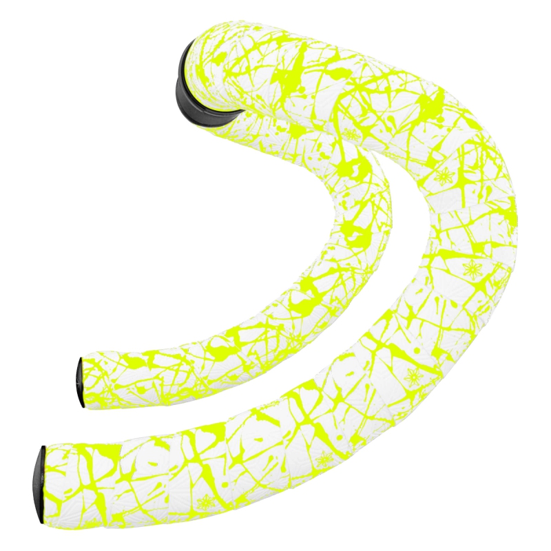 Supacaz Super Sticky Kush White/Neon Yellow bar tape