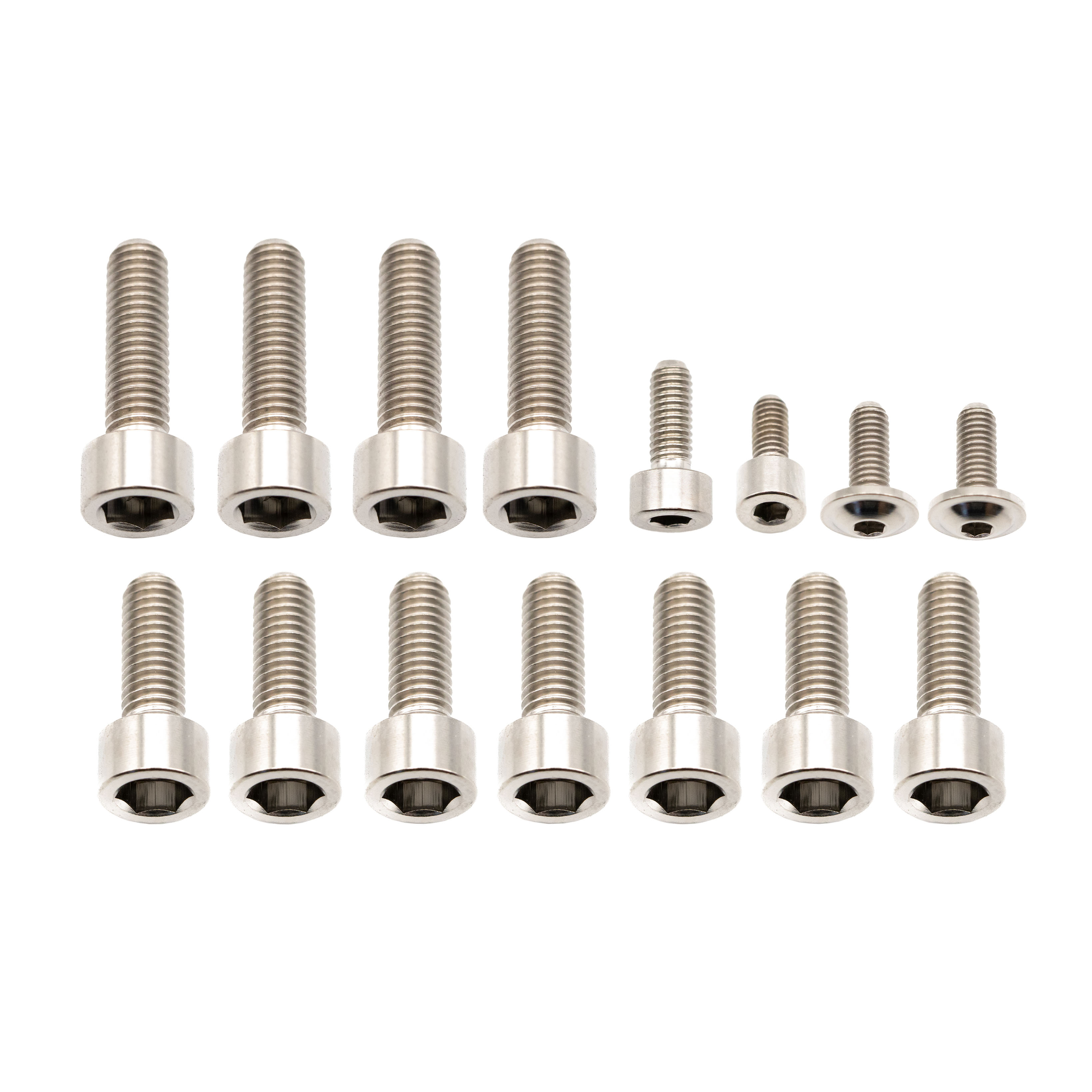 Better Bolts Fox 40 Fork Titanium Bolt Kit Grip Silver 15/Count