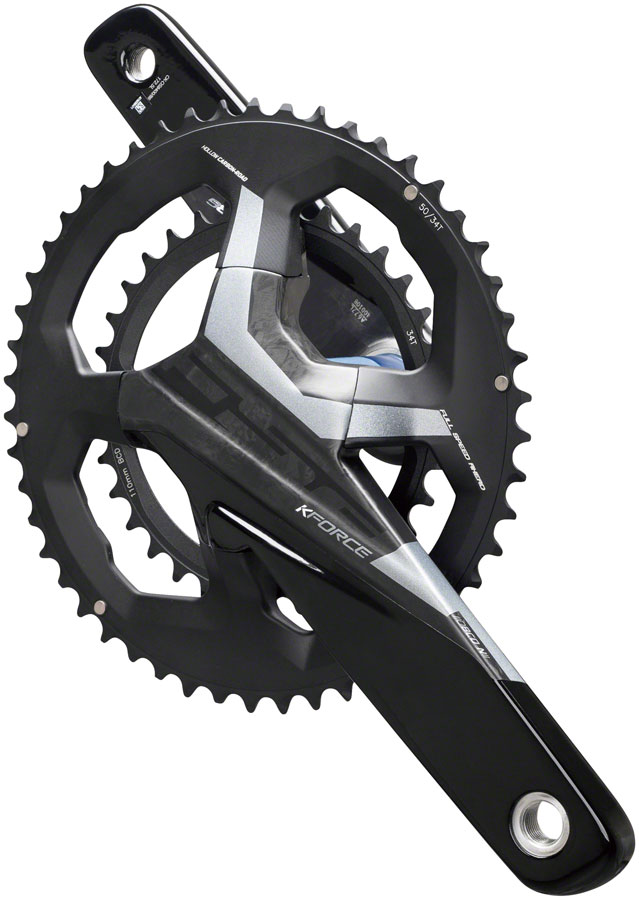 Full Speed Ahead K-Force WE Crankset - 11/12-Speed, 50/34t, 110BCD, 386 EVO Spindle Interface, Black