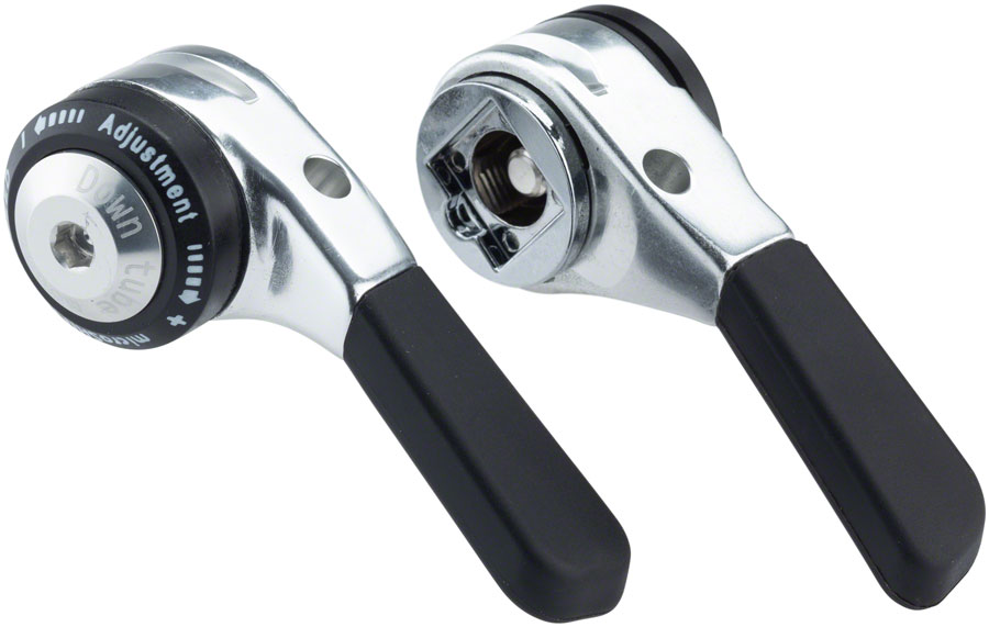 microSHIFT Down Tube Shifters Set - 8/9-Speed Double/Triple Shimano Compatible