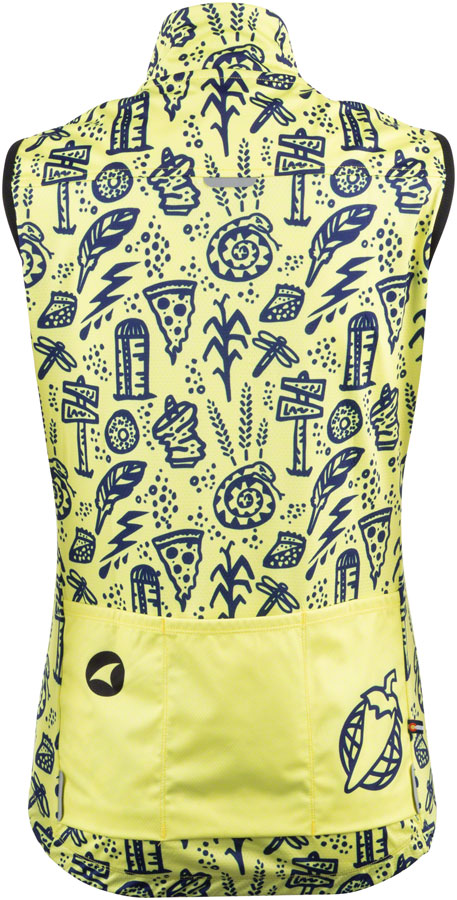 Salsa Women's Gravel Story Vest - Yellow Dark Blue - Image 2 Salsa Women's Gravel Story Vest - Yellow Dark Blue - Image 2