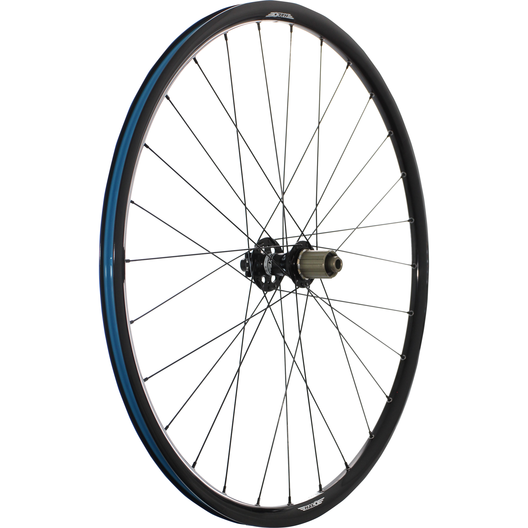 Halo White Line Disc Rear 700c Wheel 28h - Black