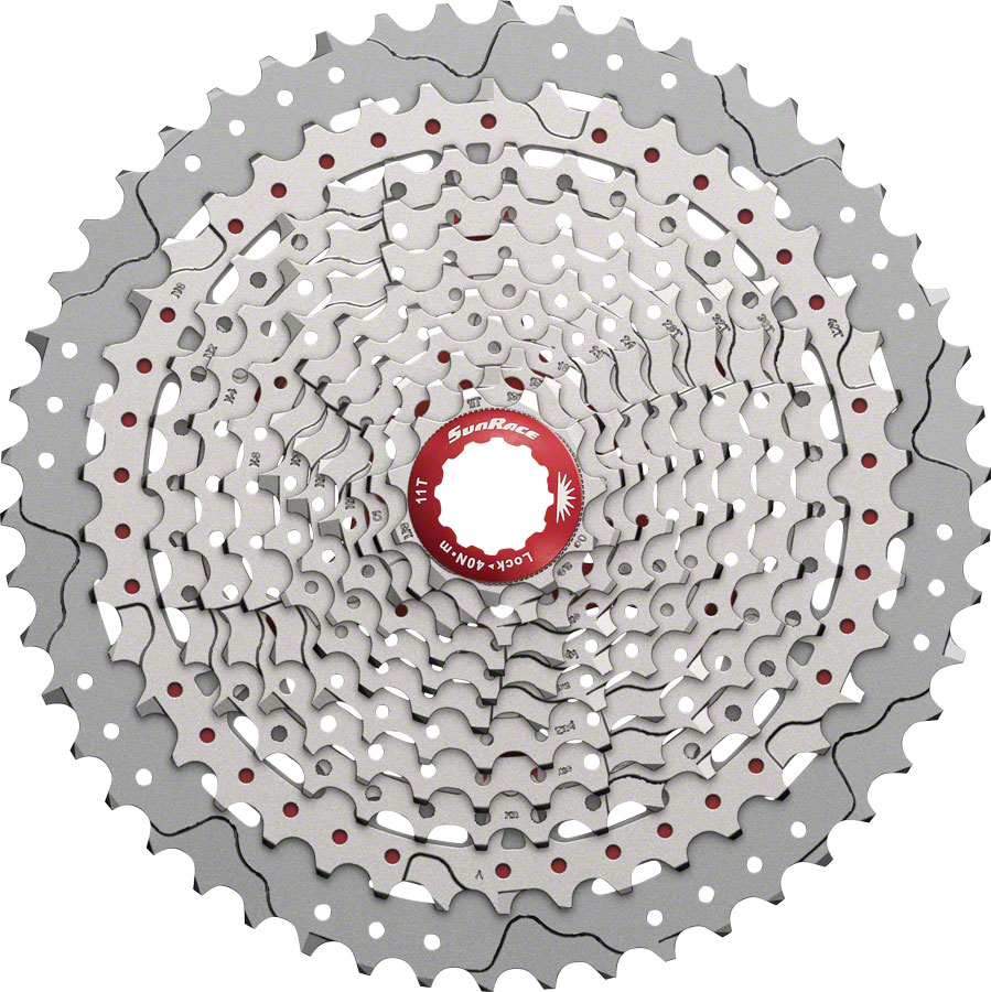 Sunrace CSMX8 11sp Cassette 11-42t - Silver variant 4