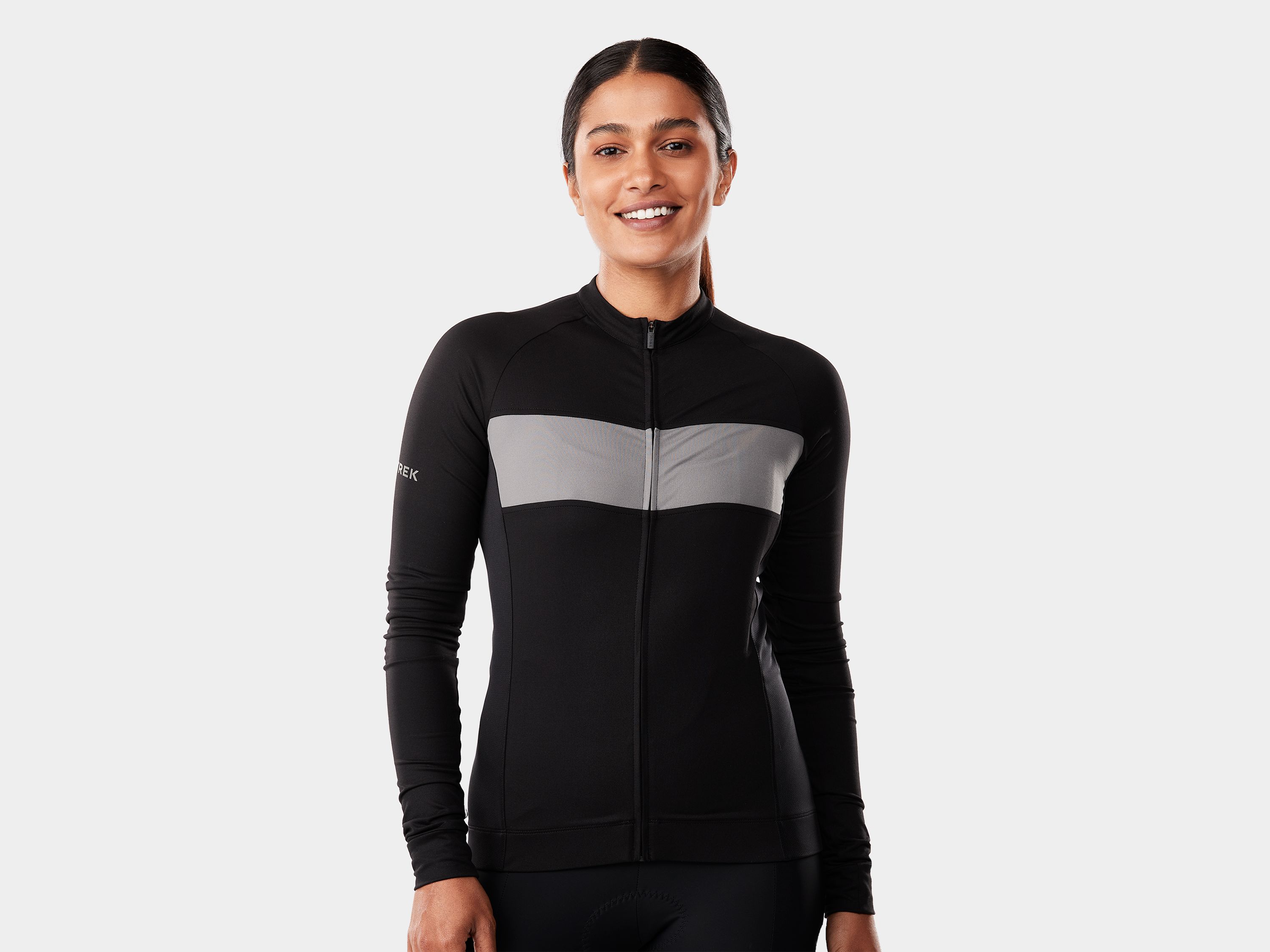 Trek Circuit LTD LS Women XX-Large Black/Charcoal Jersey