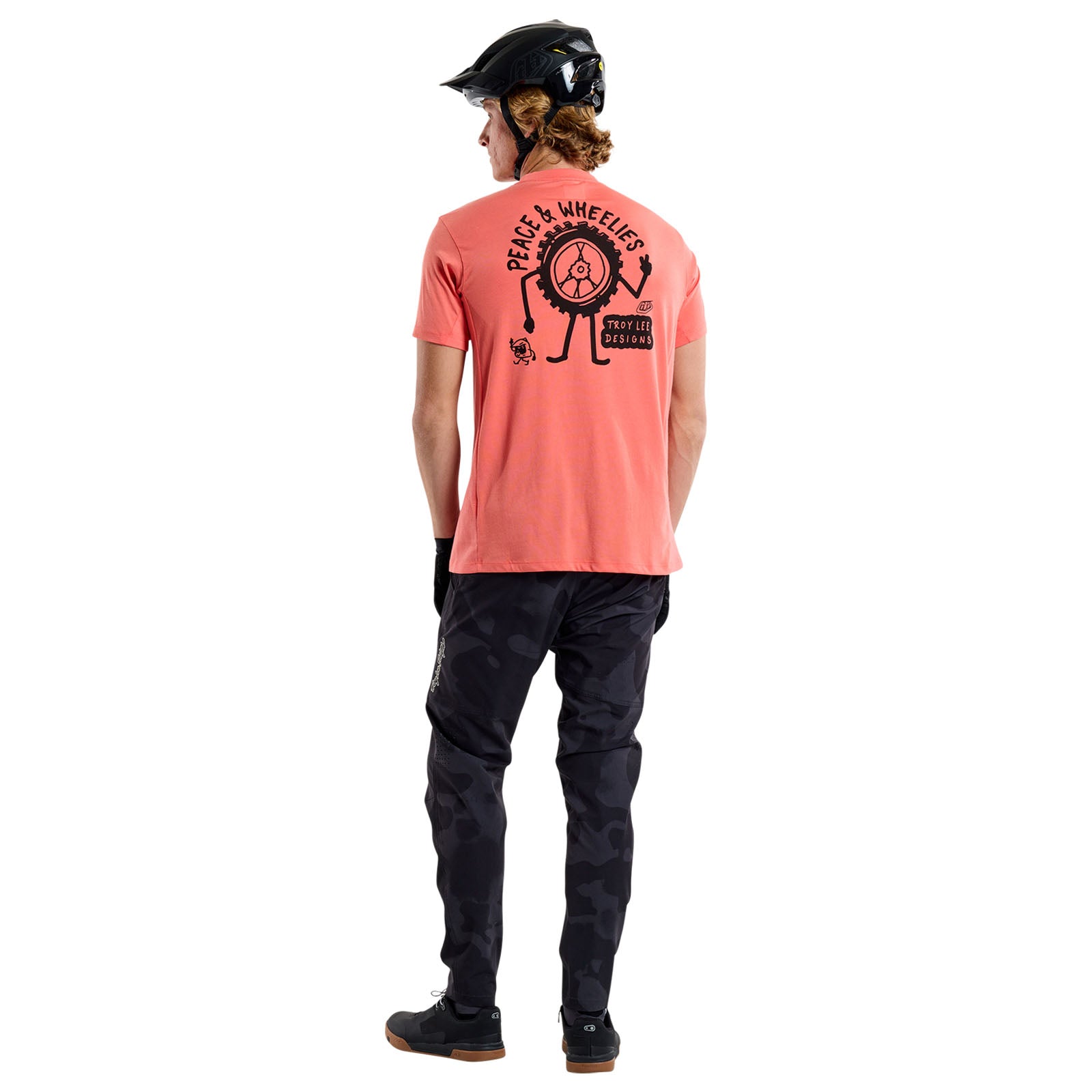 Skyline Short Sleeve Ride Tee P&W Melon - Image 12