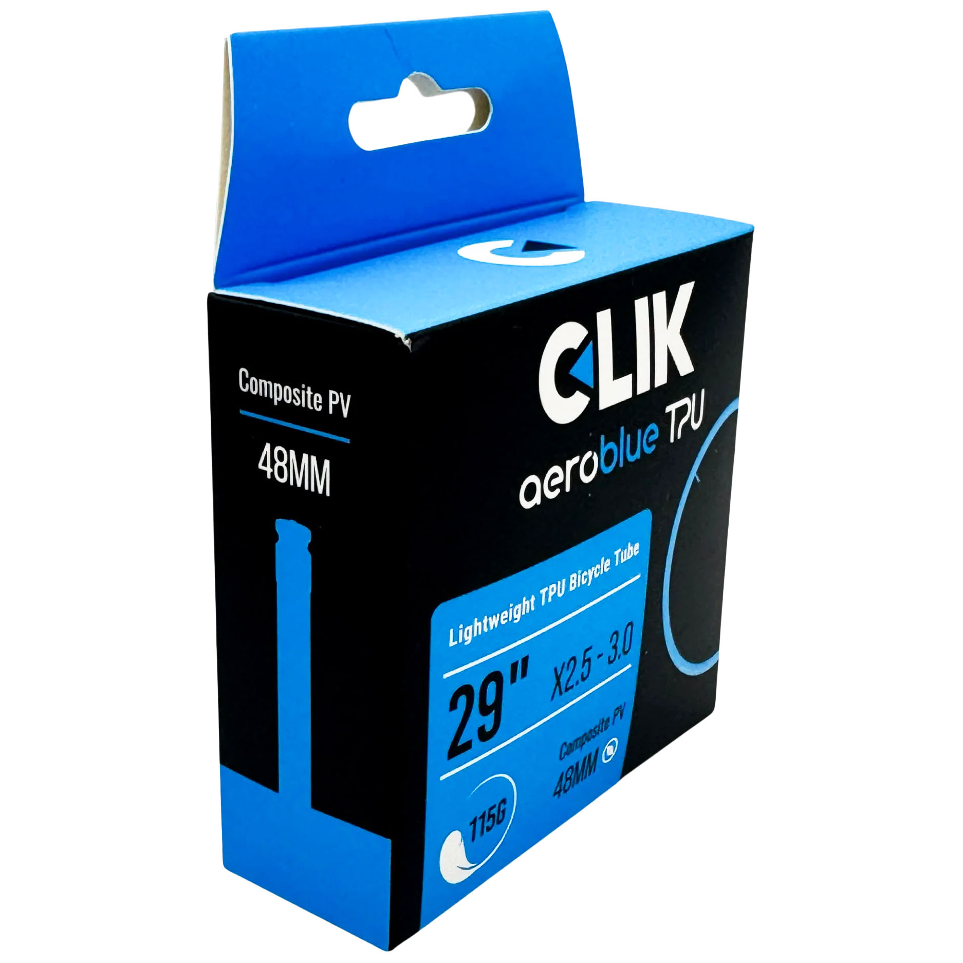 Clik AeroBlue TPU Tube Clik Valve 29"x2.5-3.0" 48mm Valv
