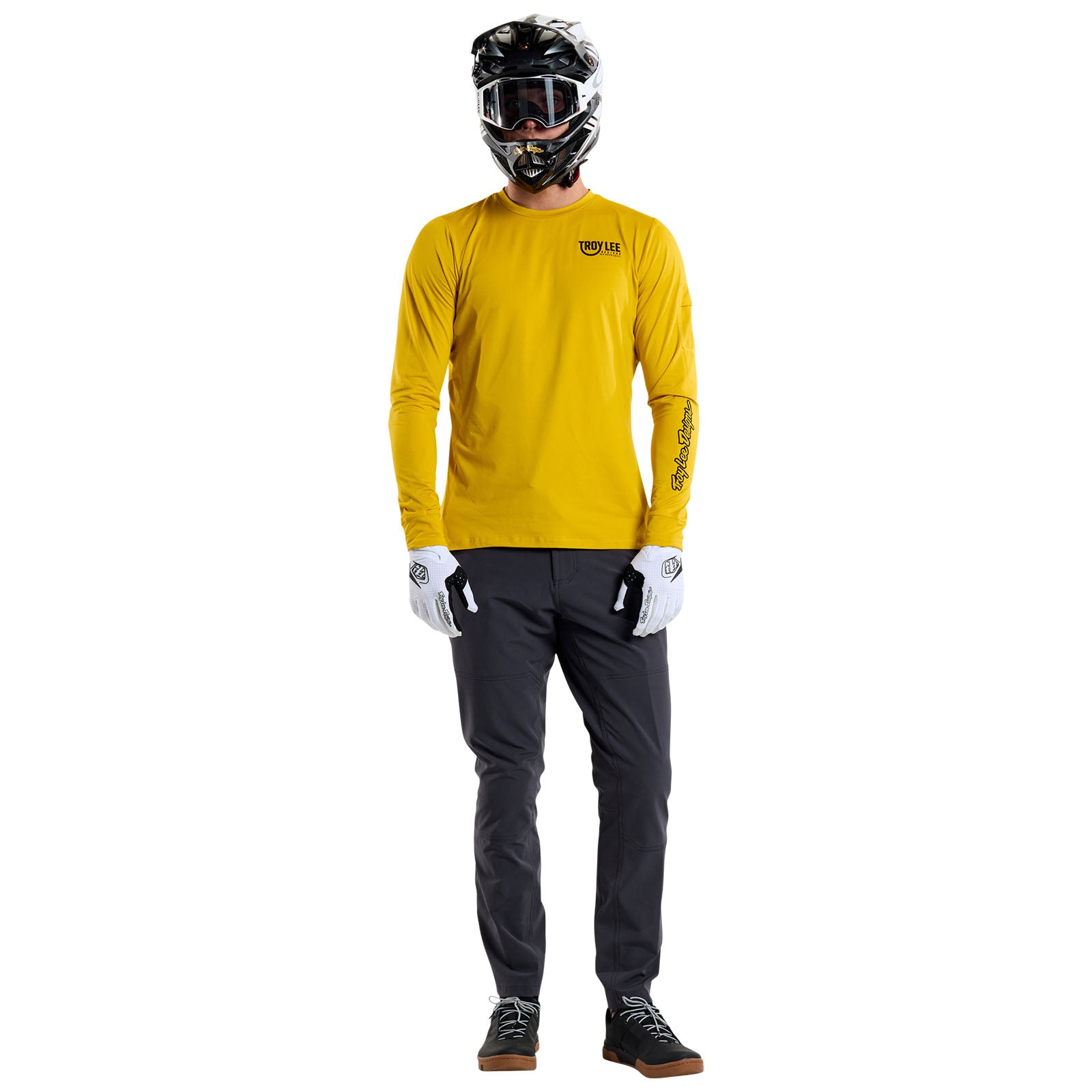 Ruckus Long Sleeve Ride Tee Eyez Safron - Image 6