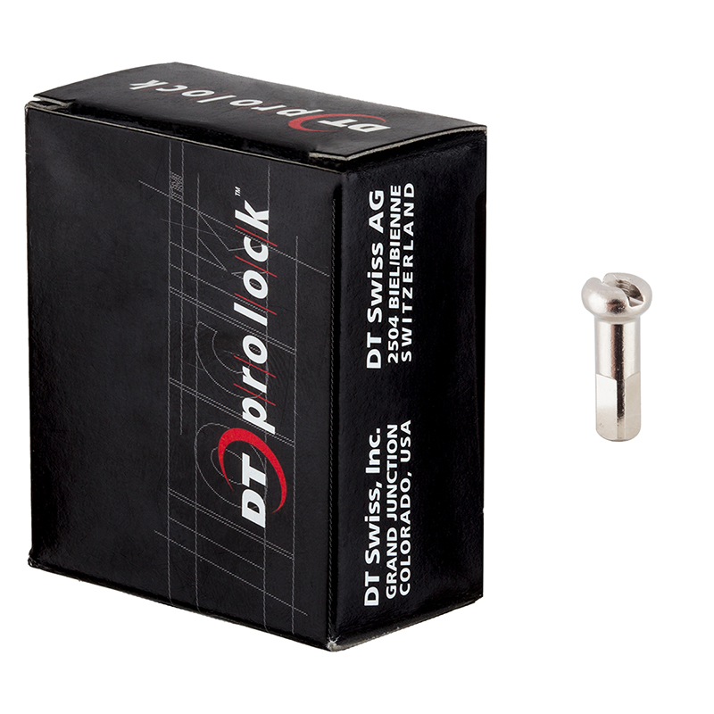 Dt swiss Pro Lock Nipples Pro Lock 2.0 (14G) 16mm Box of 100 Brass Black