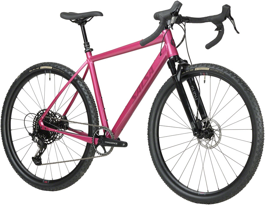 Salsa Stormchaser Apex Eagle Front Suspension Bike - 700c, Aluminum Berry - Image 2