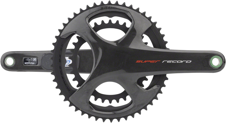 Campagnolo Super Record Crankset Stages Power Meter - 175mm 12-Speed 50/34t 112/146 Asymmetric BCD Ul-Tq Interface Carbon