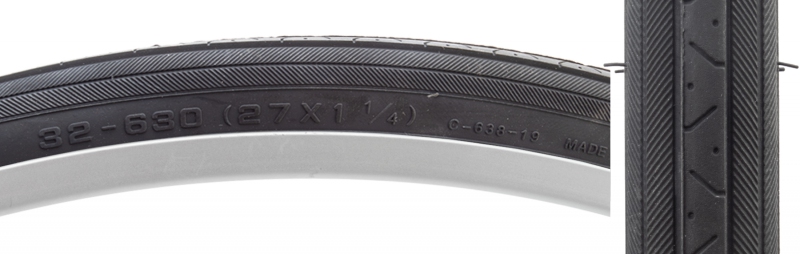 Sunlite Road Raised Center CST638 27x1-1/4 Standard Tire