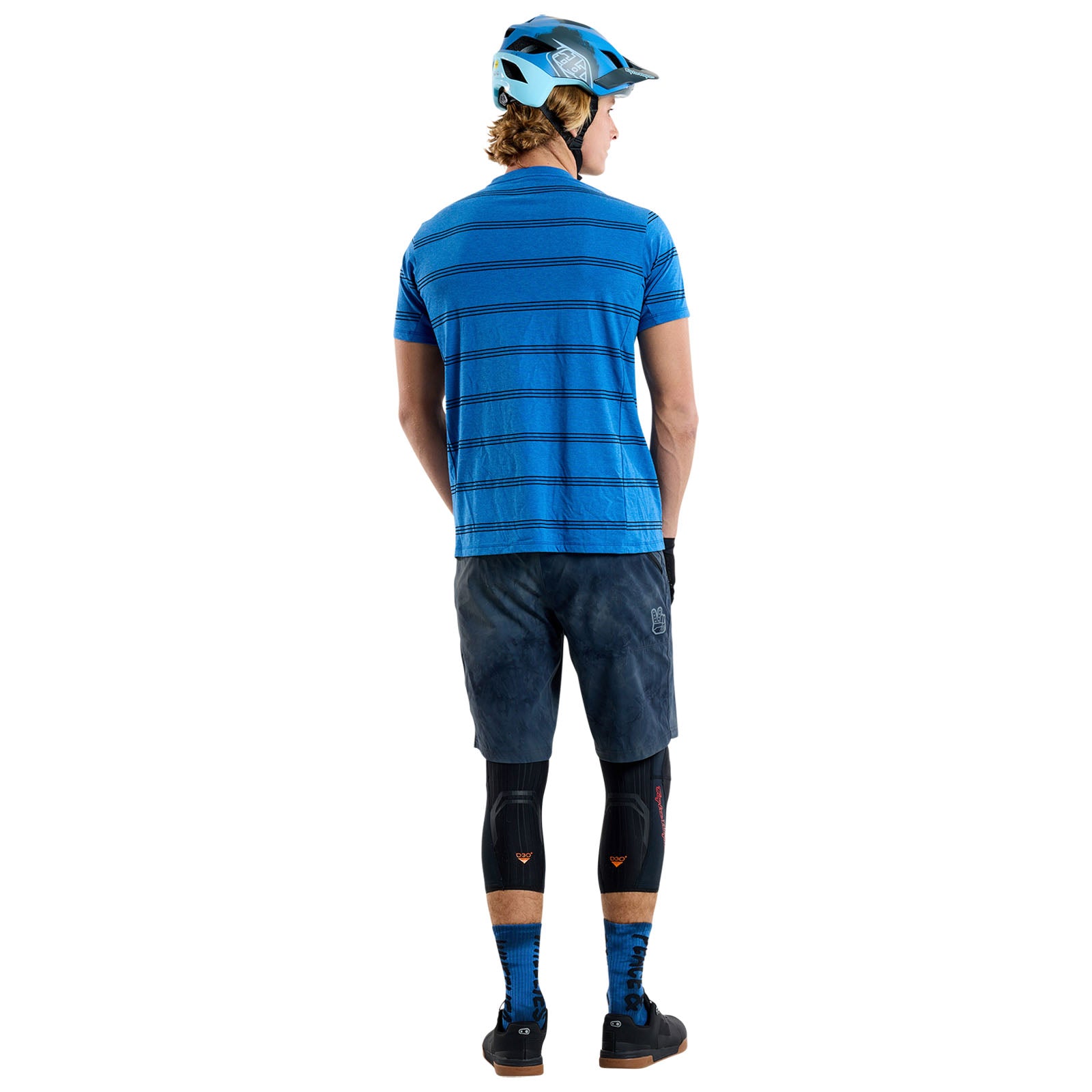 Skyline Short Sleeve Ride Tee Washed Out Cobalt - Image 9