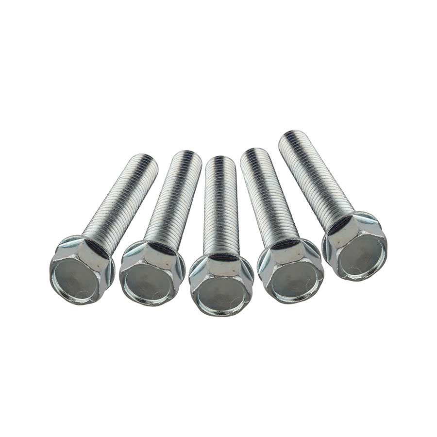 Greenfield Hex Hex Head Bolt 5 Pack For Center Mount Kickstand Aluminum Silver 5pcs