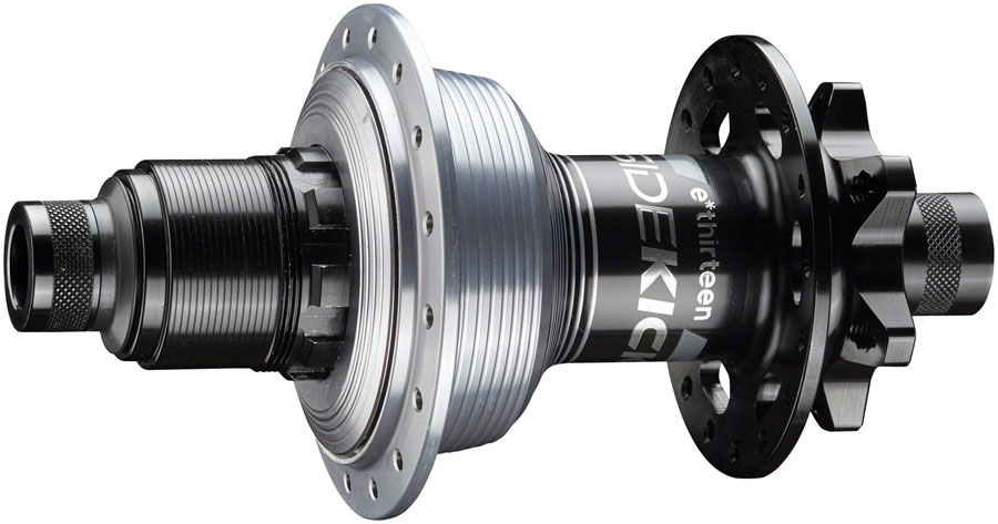 e*thirteen Sidekick Rear Hub - Black/Silver variant 4