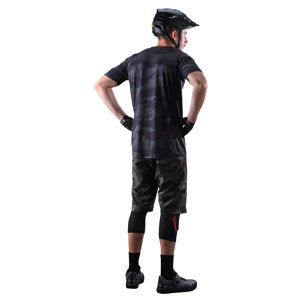 Skyline SS Jersey Signature Camo Heather Black / Black - Image 4