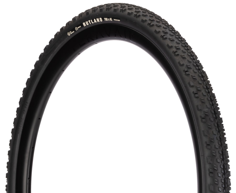 Teravail Rutland Tire - 700 x 40 Tubeless Folding BLK Durable Fast Compound