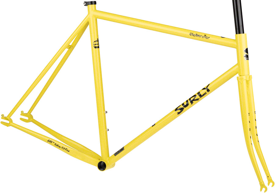 Surly Steamroller Frameset - 700c Steel Banana Candy Yellow 49cm Surly Steamroller Frameset - 700c Steel Banana Candy Yellow 49cm