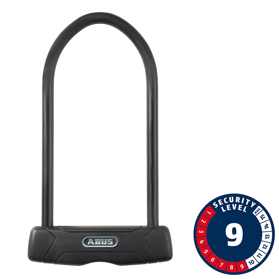 Abus Granit 460 U-Lock Key 12mm 15.0cm x 23.0cm 5.9" x 9" USH Black