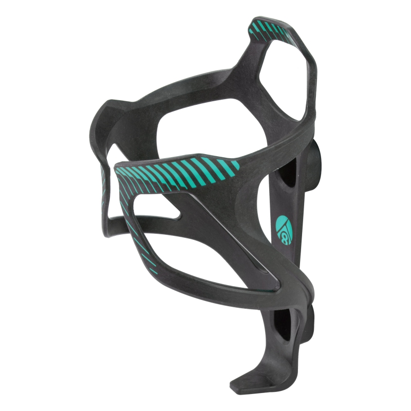 Origin8 Carbon Composite Klutch Cage Standard Carbon Composite Black/Celeste Braze-on Origin8 Carbon Composite Klutch Cage Standard Carbon Composite Black/Celeste Braze-on