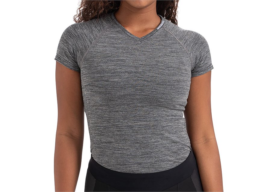 Specialized Seamless Baselayer Ss Wmn Heather Grey Xs